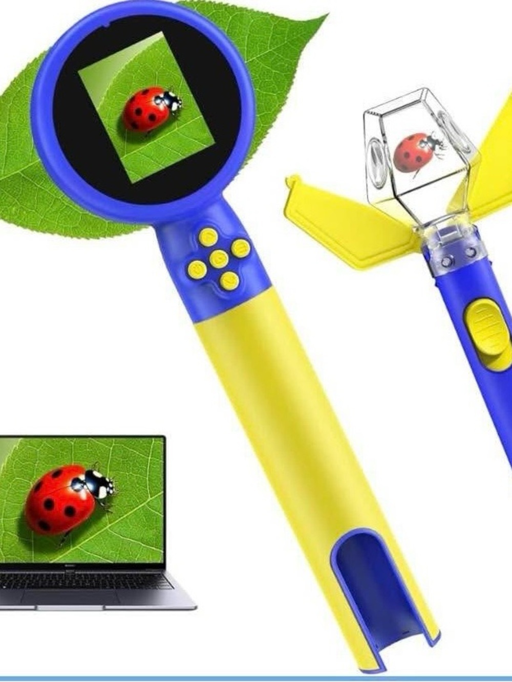 NEW Kids Digital Microscope & Bug Catcher Kit – Rechargeable STEM Science Toy